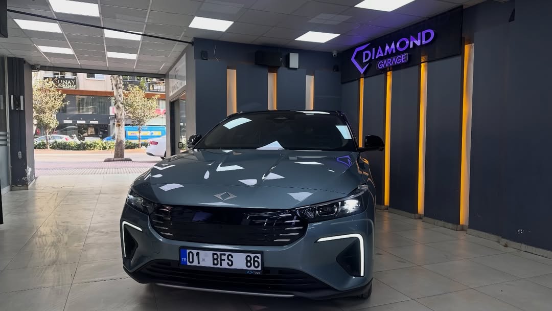 TOGG PPF Kaplama/Isı Kontrol Cam Filmi/Tavan ve Üst Direkler Piano Black Kaplama